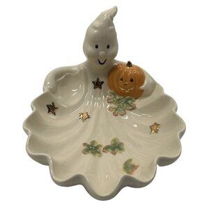 Lenox Porcelain Occasions Ghost Candy Dish/Bowl Halloween NIB *Discontinued*